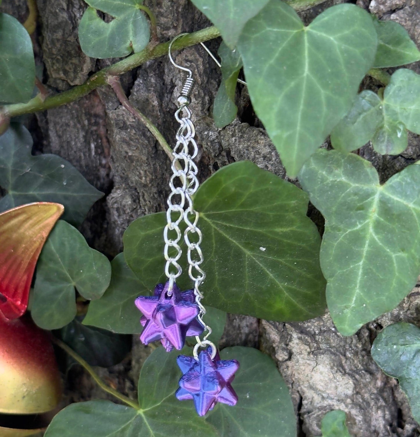 Animal Crossing Double Star Fragment Earrings