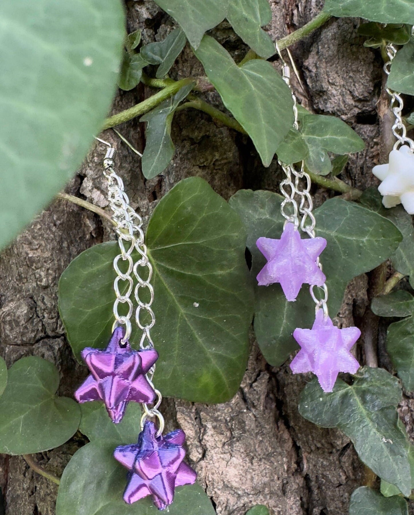 Animal Crossing Double Star Fragment Earrings