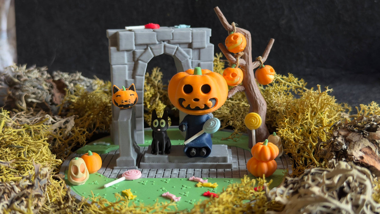 Soponcio Halloween Diorama Animal Crossing