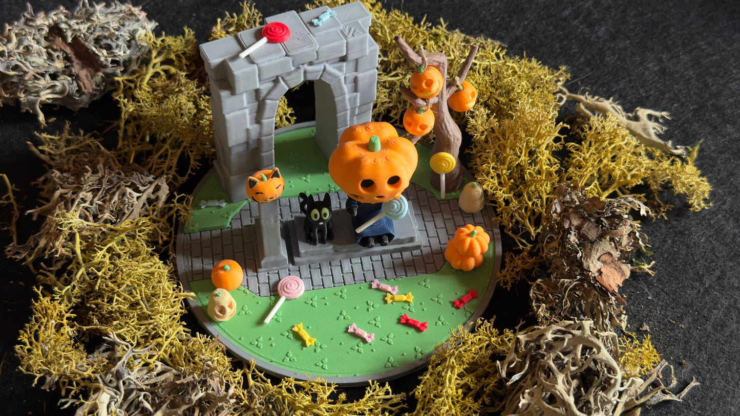 Soponcio Halloween Diorama Animal Crossing