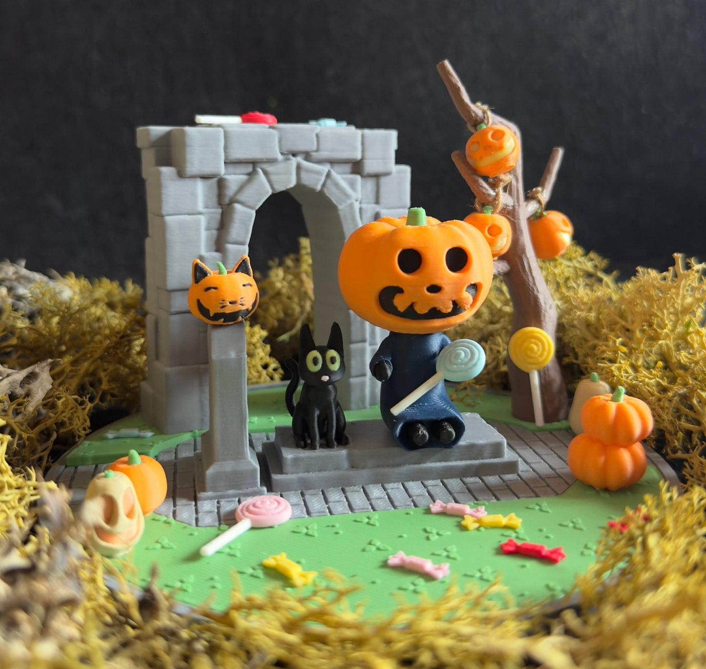 Soponcio Halloween Diorama Animal Crossing
