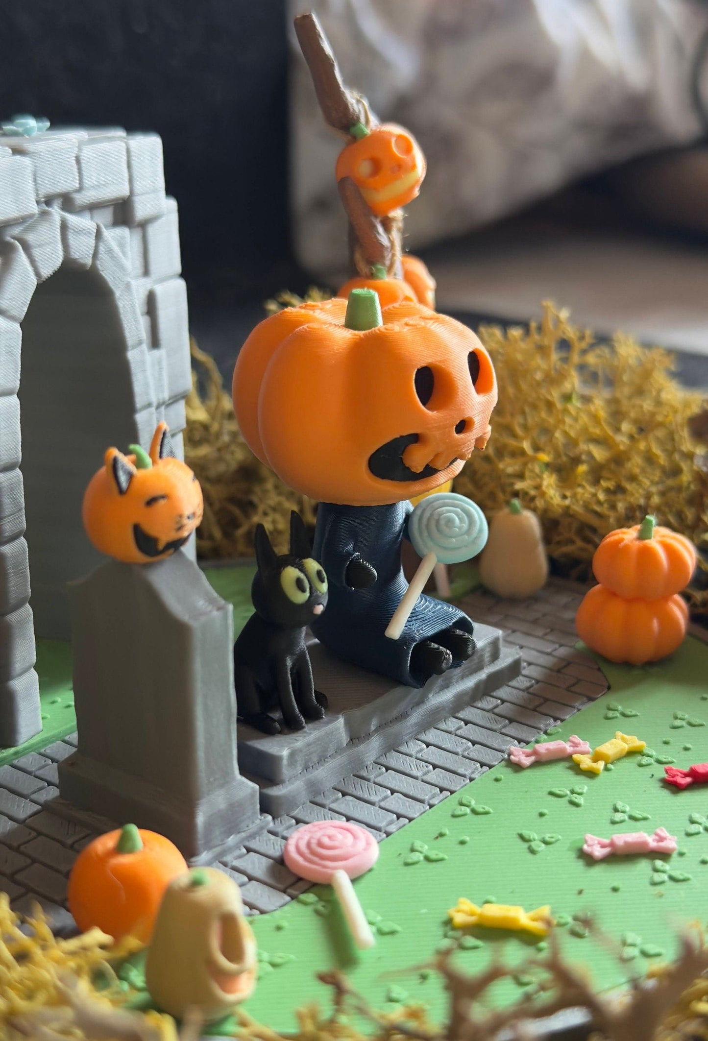 Soponcio Halloween Diorama Animal Crossing